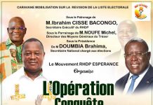 Révision de la liste électorale/ Adama Bigtogo, Cissé Bacongo, Kandia Camara et Noufé Michel mobilisent les communes d’Abobo , Koumassi et Yopougon pour un enrôlement massif des populations.