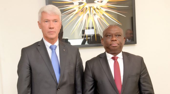 Diplomatie : L’ambassadeur de Russie chez le Ministre Bertin Kouadio Konan.