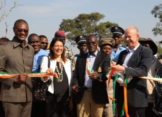 Sécurité transfrontalière :deux postes de police inaugurés dans les régions du Bafing et du Poro par le Ministre Vagondo Diomandé.