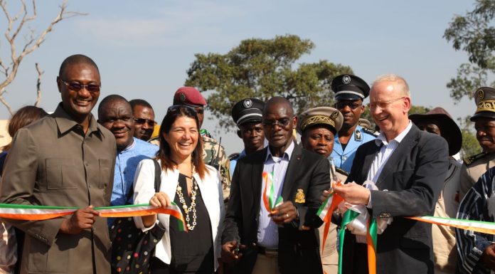 Sécurité transfrontalière :deux postes de police inaugurés dans les régions du Bafing et du Poro par le Ministre Vagondo Diomandé.