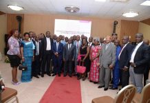 Cérémonie de Présentation des Vœux de nouvel an : le Ministre Kouadio Konan Bertin et son personnel pour relever de nouveaux défis.