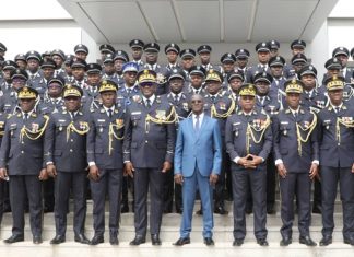 Présentation des vœux de nouvel an : la Police Nationale et l’ office National de la Protection Civile expriment leur gratitude au Ministre Vagondo Diomandé