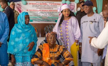 Cérémonie d’investiture de la présidente de l’Association des femmes Badegnan de Dualla: Dr M’Bahia Maférima Bamba appelle les cadres et fils du Worodougou à l’union et à la cohésion