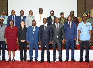 Sécurité : la 18ème réunion des responsables des services de sécurité et de renseignements de l’Initiative d’Accra ouverte à Abidjan par Gle Vagondo Diomandé.