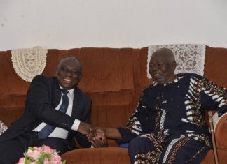 Projet de JNP Bouaké 2023 : Le ministre KKB chez Allou Konan