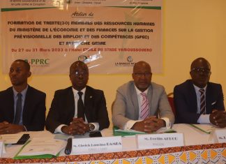 Réduction des Inégalités hommes-femmes aux postes de responsabilités : les Managers des Ressources Humaines du Ministère de l’Économie et des Finances renforcent leurs capacités.