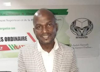 Enseignement supérieur / 4 è congrès du SYNAPATES : Djaban Koffi Tehua élu nouveau secrétaire général.