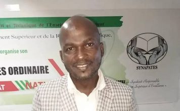 Enseignement supérieur / 4 è congrès du SYNAPATES : Djaban Koffi Tehua élu nouveau secrétaire général.