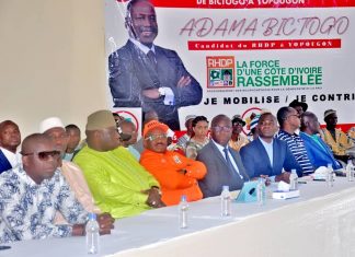 Côte d’Ivoire / Journée d’hommage et de remerciement au président Ouattara : La coalition des leaders des partis politiques, mouvements et associations s’engagent pour la victoire de Bictogo à Yopougon