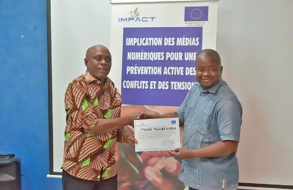 Projet IMPACT: 74 journalistes formés sur la lutte contre les messages haineux et les fausses informations en Côte d’Ivoire