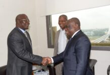 Audience ministérielle : Amani N’guessan chez KKB par rapport à la journée nationale de la paix du 15 novembre 2023 à Bouaké