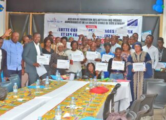 Côte d’Ivoire : Les acteurs des médias numériques et de la société civile formés sur les mécanismes de vérification de lutte contre les discours haineux