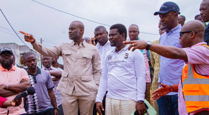 Infrastructures/ Commune de Bingerville : le Maire Issouf Doumbia lance les travaux de la 2 ème phase du bitumage de la ville.