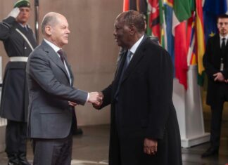 Côte d’Ivoire : Le Chef de l’Etat a eu un entretien avec le Chancelier de la République Fédérale d’Allemagne à Berlin