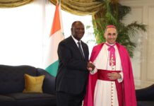 Côte d’Ivoire : Le Chef de l’Etat a reçu les Lettres de Créance de quatre nouveaux Ambassadeurs