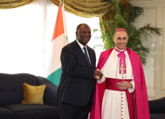 Côte d’Ivoire : Le Chef de l’Etat a reçu les Lettres de Créance de quatre nouveaux Ambassadeurs
