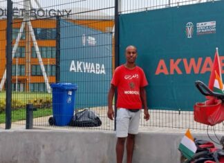 Interview/ Belahcen Abdérrahim 42 ans, supporteur n°1 de l’équipe nationale du Maroc, a effectué le déplacement à vélo depuis son pays pour assister à la CAN 2023 en Côte d’Ivoire : « Les Ivoiriens sont formidables et accueillants »