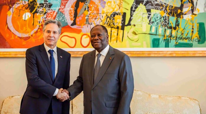 Côte d’Ivoire : Le président Ouattara s’est entretenu avec le Secrétaire d’Etat américain, Antony Blinken