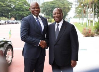 Côte d’Ivoire / Le président de la transition gabonaise est arrivé à Abidjan pour une visite de travail et d’amitié