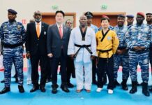 Evénement sportif : le commandant supérieur de la gendarmerie nationale décerné de la ceinture noire 6ème dan en taekwondo