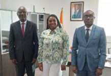 Côte d’Ivoire/Audience au Ministère délégué auprès du Premier Ministre, Ministre des Sports et du cadre de vie, chargé des Sports et du cadre de vie