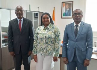 Côte d’Ivoire/Audience au Ministère délégué auprès du Premier Ministre, Ministre des Sports et du cadre de vie, chargé des Sports et du cadre de vie