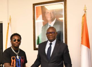 Audience : le Ministre Adjé Silas METCH a reçu l’artiste DIDI B