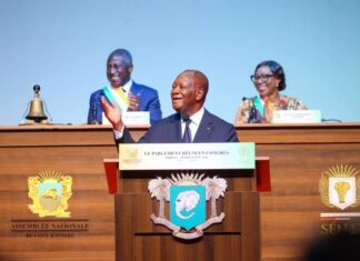 Côte d’Ivoire : Message du chef de l’Etat, sur l’état de la Nation, devant le Parlement réuni en Congrès