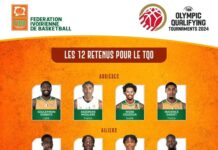 TOURNOI QUALIFICATIF OLYMPIQUE(TQO) : Le Ministre Adjé Silas METCH apporte le soutien du Gouvernement et de la nation aux Éléphants Basketteurs
