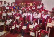 Remise de diplôme de la 27e promotion du Centre biblique de formation LIVING WATER MINISTRIE