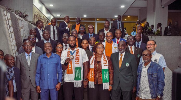 Jeux Olympiques Paris 2024 : CISSE Cheick Sallah accueilli en Héros à Abidjan