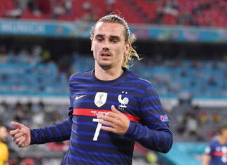 Football : l’international français Antoine Griezmann arrête officiellement avec les Bleus