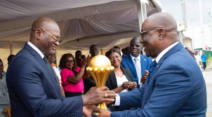 CAN 2023/Trophée tour: Le trophée fait escale à l’INJS