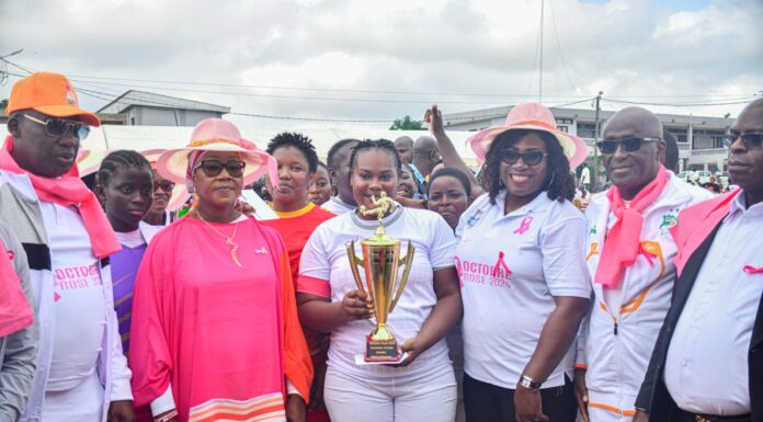 OCTOBRE ROSE 2024/ Anyama : Le Ministère des sports et du cadre de vie sensibilise les femmes aux dangers du cancer des seins