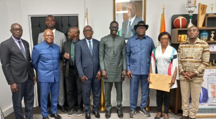 Taekwondo Ivoirien / Résolution de crise : Le Secrétaire Général de l’Union Africaine de taekwondo rassure le Ministre Délégué ADJE Silas Metch