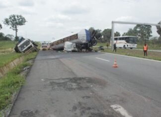 Côte d’Ivoire / Duékoué : Une collision entre un camion de transport de marchandises et un car fait 15 morts et 23 blessés