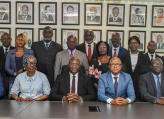 Les Inspecteurs Techniques du Ministère en charge des Sports du Cadre de Vie ont présenté leurs vœux de nouvel an au Ministre Adjé Silas METCH