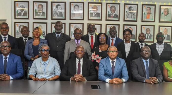 Les Inspecteurs Techniques du Ministère en charge des Sports du Cadre de Vie ont présenté leurs vœux de nouvel an au Ministre Adjé Silas METCH