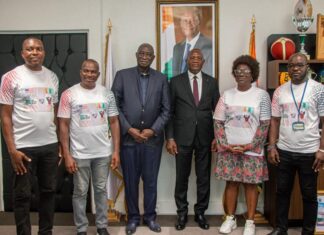 Partenariat Etats-Unis / Côte d’Ivoire : l’Agence « Job Soccer » et le Club de Football Ahouanou de Grand-Lahou veulent développer des projets autour de l’industrie du sport