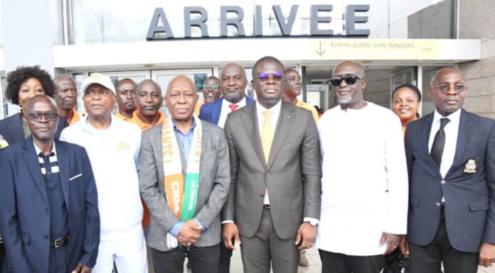 Confédération Africaine de Cyclisme : Dr Yao Allah-Kouamé, nouveau président accueilli en triomphe à Abidjan