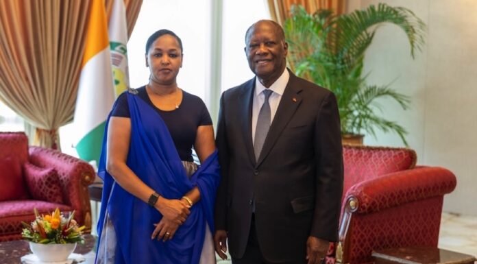 Côte d’Ivoire : Le Chef de l’État a reçu les Lettres de créance de 5 nouveaux Ambassadeurs accrédités en Côte d’Ivoire