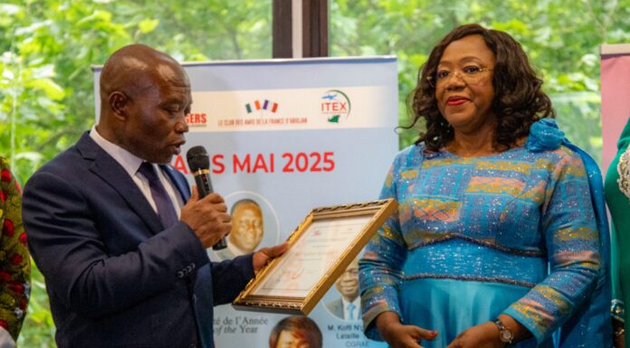 Mme Euphrasie Kouassi Yao à l’honneur à Paris pour son engagement en faveur des femmes.