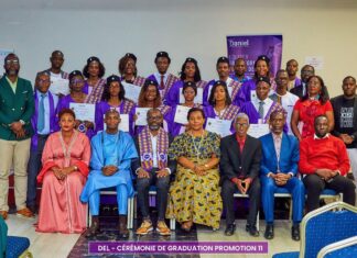 Graduation: 14 étudiants de Daniel Ecole Leadership reçoivent leurs certificats de fin de formation