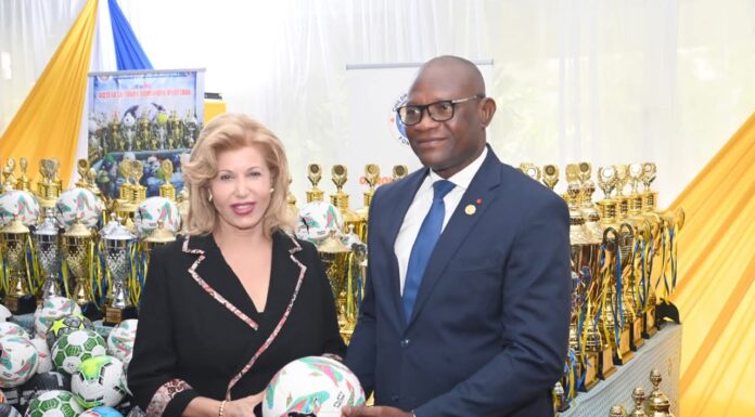 16ème Edition du tournoi doté du trophée de la Première Dame Dominique Ouattara : Le Ministre ADJE Silas Metch a pris part au lancement officiel
