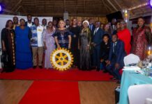 Côte d’Ivoire / Rotary club Abidjan Massina: Henri Danon passe le collier à Marieme Ramatoulaye Gueye