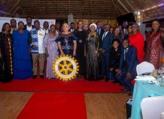 Côte d’Ivoire / Rotary club Abidjan Massina: Henri Danon passe le collier à Marieme Ramatoulaye Gueye