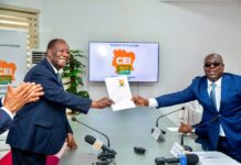 Côte d’Ivoire / Présidentielle 2025 : Le président Alassane Ouattara a officiellement déposé sa candidature à la CEI