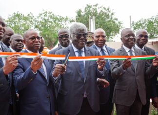 IPS-CGRAE : Adama Kamara magnifie le leadership visionnaire d’Abdrahamane Berté à l’inauguration de l’agence principale de Bouaké