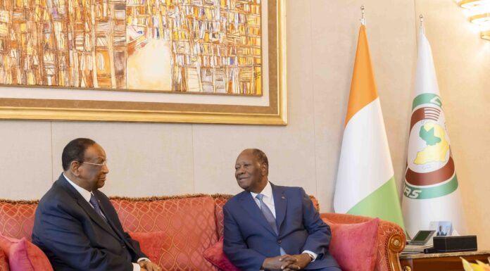 Côte d’Ivoire /Le Président Ouattara a eu un entretien avec le Négociateur en Chef entre la CEDEAO et l’AES