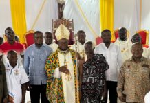 District du Zanzan / Église Saint Charles Lwanga de Yézimala : Dr Michel Noufé délivre le message de cohésion sociale de la Ministre d’État Kaba Nialé